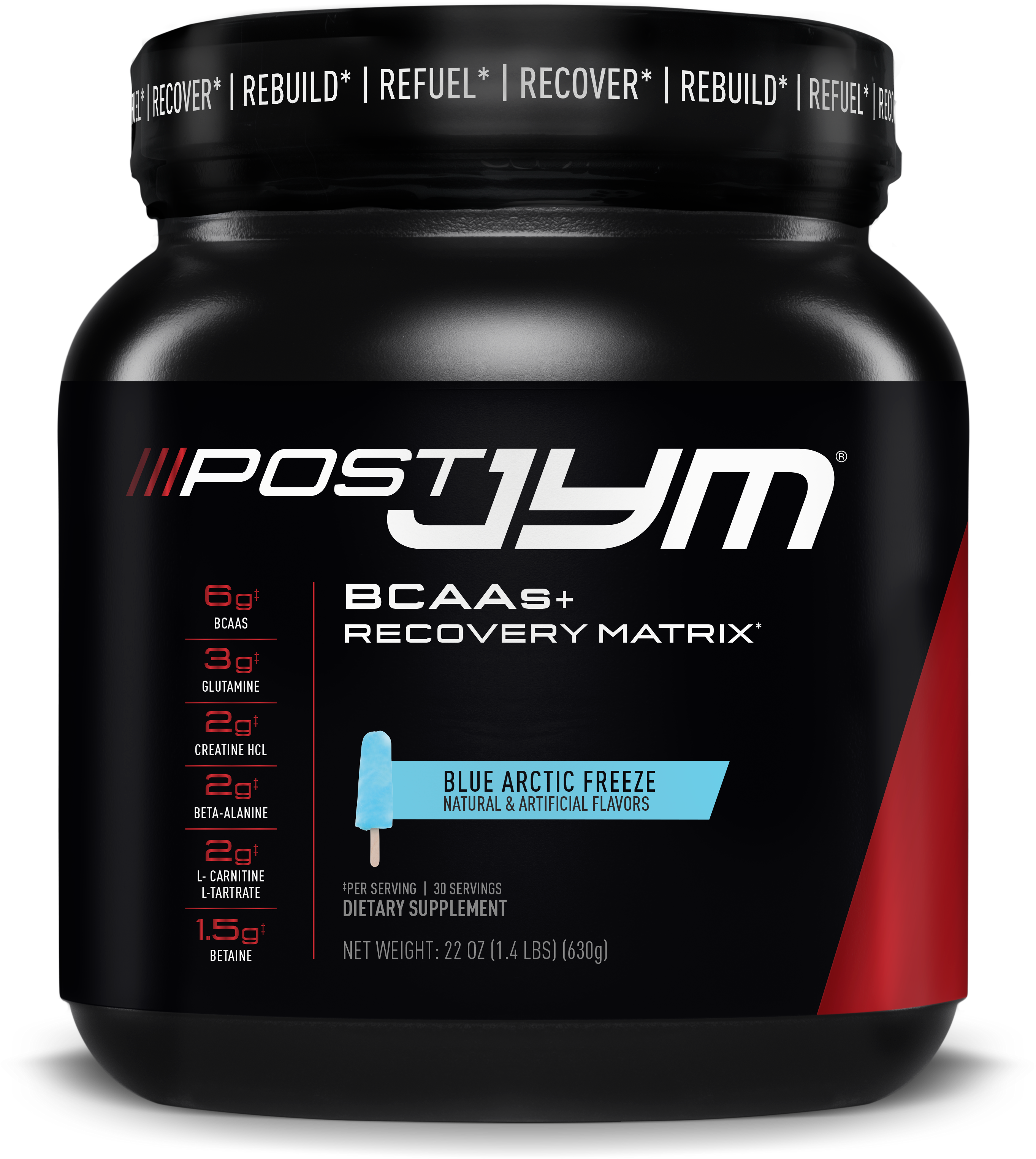 Post JYM BCAAs+ Recovery Matrix 630g - Blue Arctic Freeze